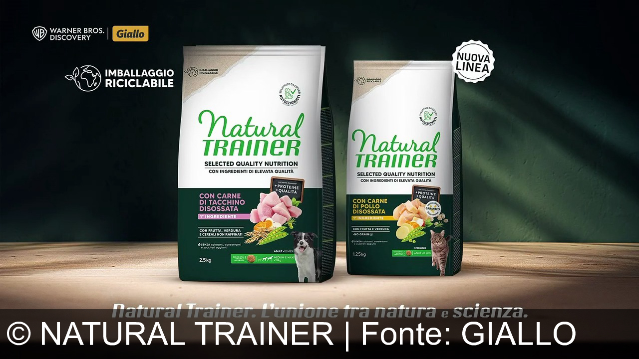 TV Werbung natural trainer - Natural Trainer Selected Quality Nutrition: ingredienti di alta qualità per cani e gatti, con carne o pesce selezionato, senza ossa o lische. L’unione perfetta tra natura e scienza.