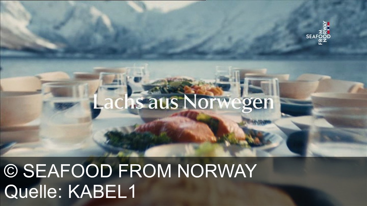 TV Werbung seafood from norway - El salmón noruego, de las aguas puras de Noruega, es perfecto para cualquier plato: crudo, al horno, a la plancha o ahumado. Su sabor exquisito lo convierte en la estrella de la mesa. Seafood from Norway.