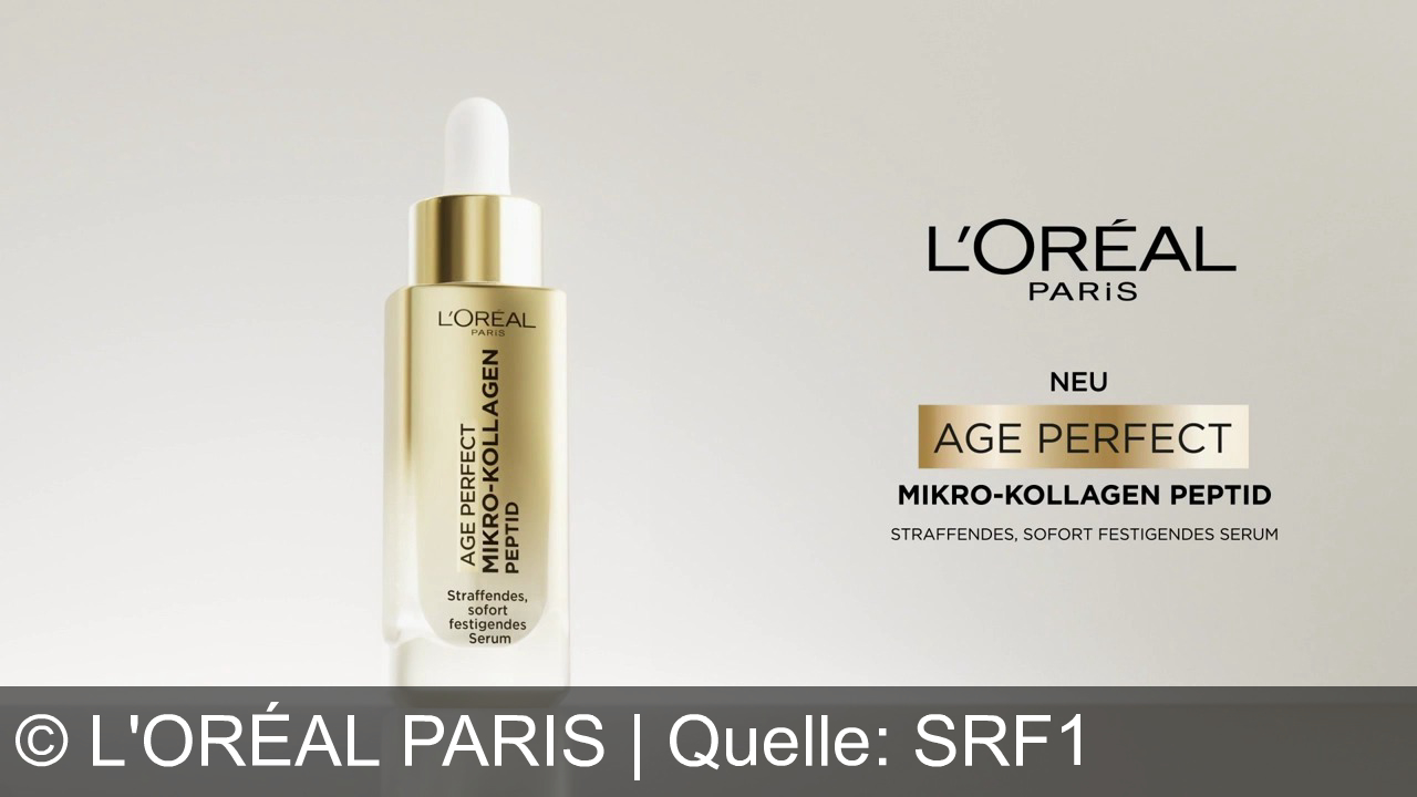TV Werbung l'oréal paris - L'Oréal Paris Age Perfect: Mit Mikro-Kollagenpeptid gegen Altersflecken für straffe Haut. Das perfekte Alter ist jetzt.