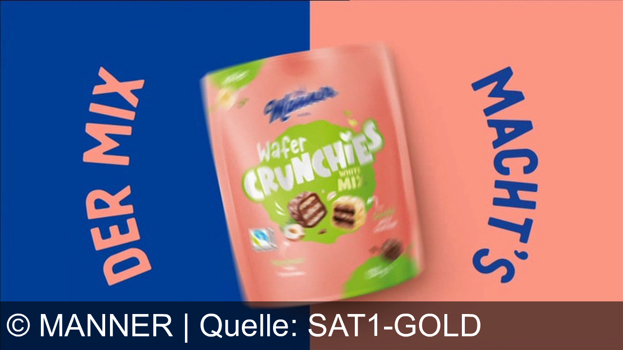 TV Werbung manner - Glück verbindet Manner: Der Mix macht’s – Kaffee und Party mit Manner Wafer Crunchies.