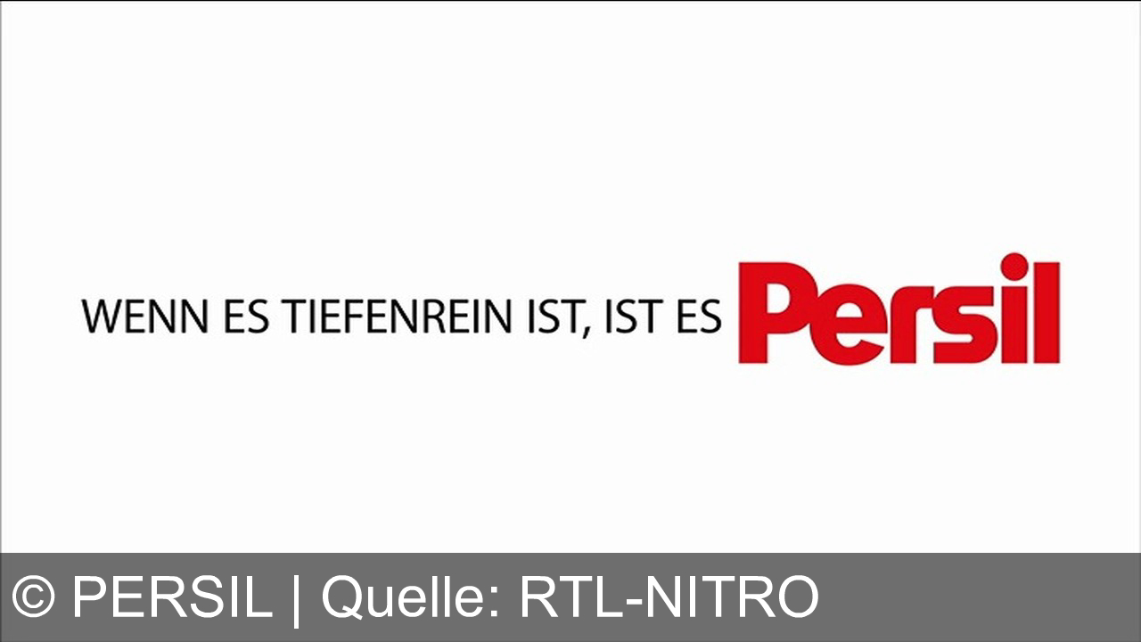 TV Werbung persil - Persil. Wenn eine gute Tat hartnäckige Flecken hinterlässt, ist es Zeit, sein Bestes zu geben. Mit Persil. Beste Fleckentfernung selbst bei hartnäckigen Flecken und eine hygienisch saubere Maschine für strahlende Reinheit. Weil du immer dein Bestes gibst. Wenn es tiefenrein ist, ist es Persil.