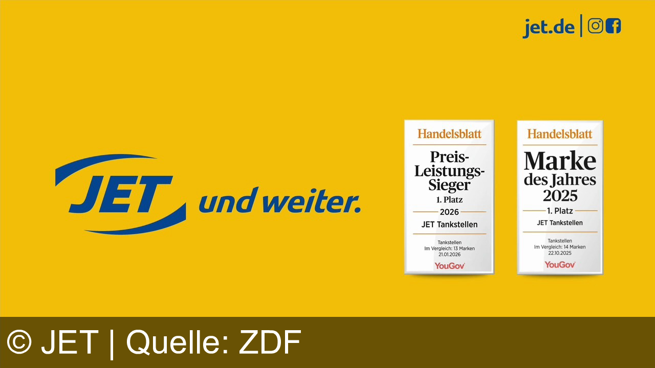 TV Werbung jet - JET: Preis-Leistungs-Sieger 2026 & Marke des Jahres 2025. Tanken, Waschen, Shoppen – du entscheidest. Einfach besser unterwegs mit JET und weiter.