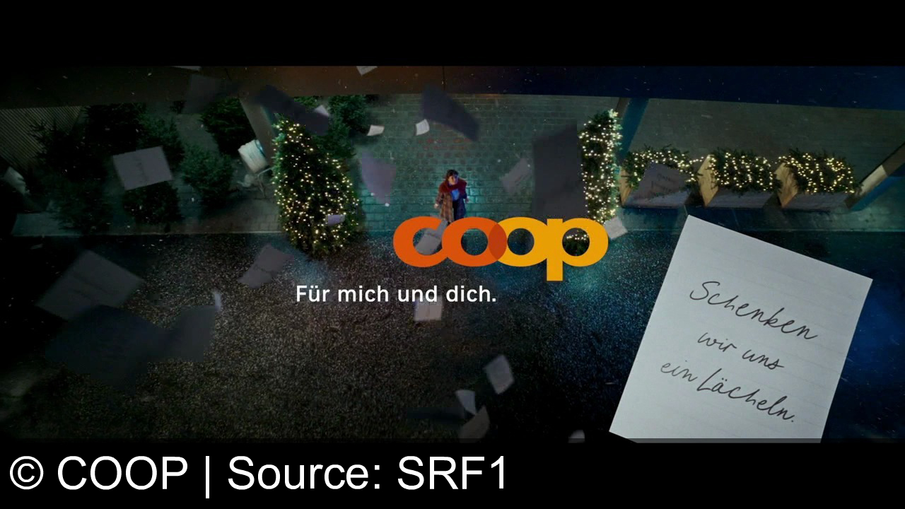 TV Werbung coop - Coop: Schenken wir uns ein Lächeln. Für mich und dich. Ein emotionaler Spot von Coop aus der Schweiz. Coop, für mich und dich.