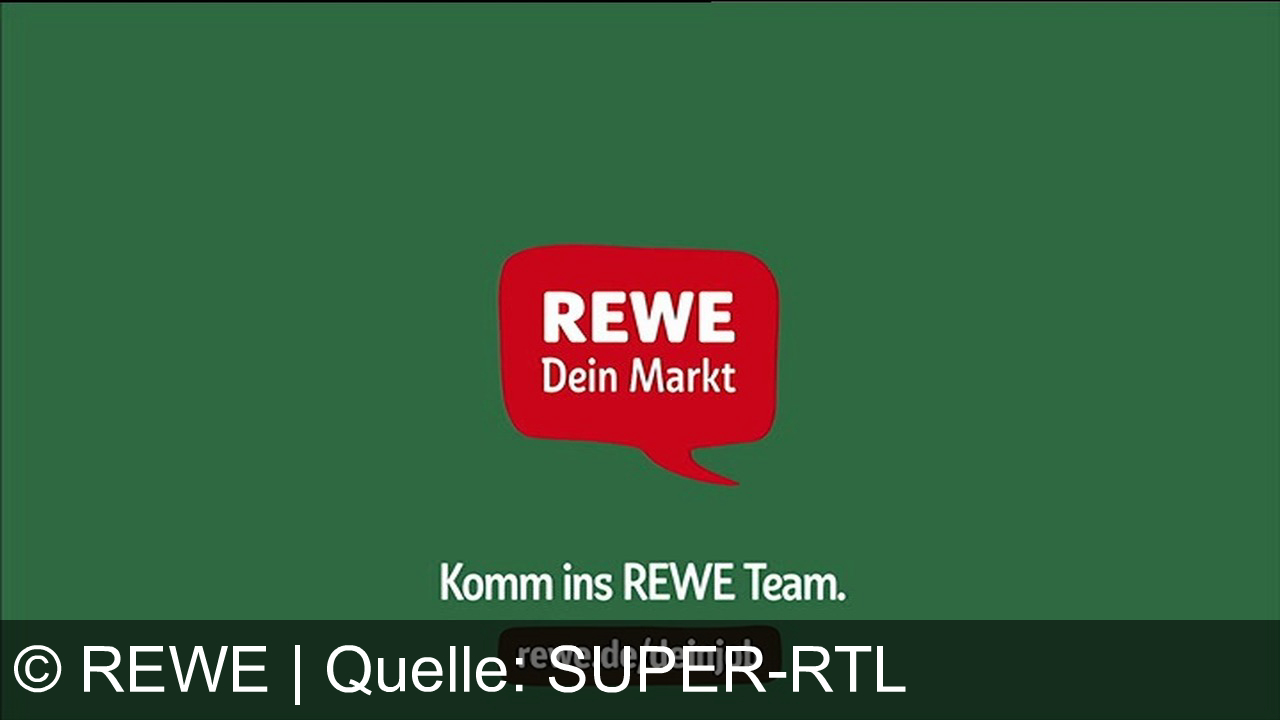 TV Werbung rewe - REWE wirbt als verantwortungsvoller Arbeitgeber für über 170.000 Menschen und lädt zum Teambeitritt ein, mit individuellen Karrieremöglichkeiten. Infos auf rewe.de/deinjob.