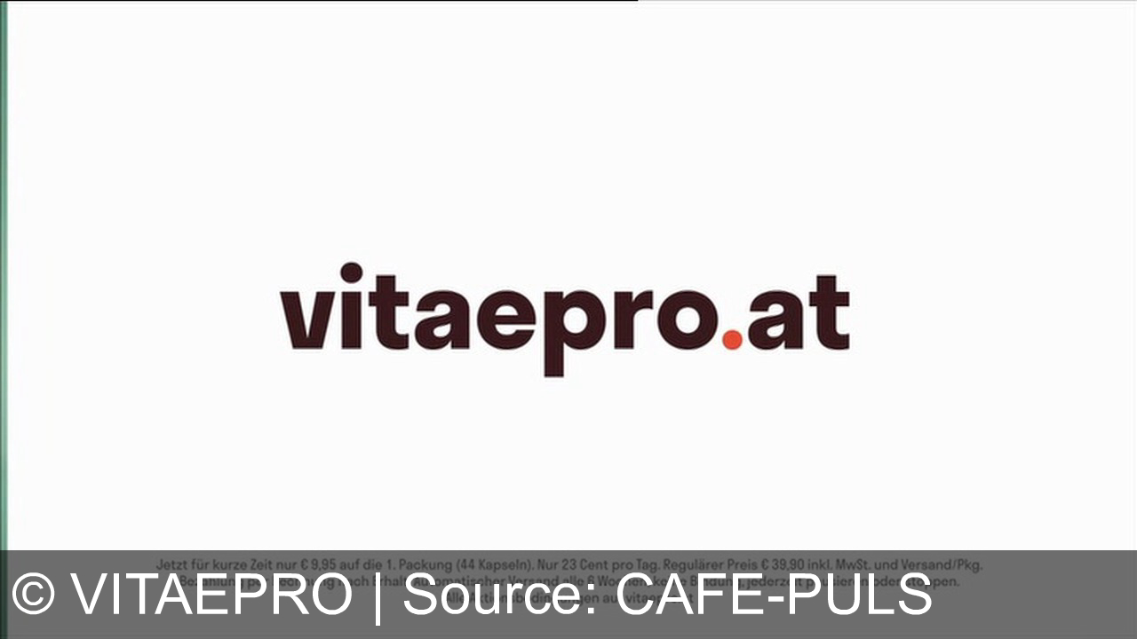 TV Werbung vitaepro - Aktiv bleiben mit VITEPRO! Fördern Sie Ihre Gelenke und Muskeln mit der einzigartigen Formel. Jetzt für kurze Zeit nur 9,95 € auf vitaepro.at.
