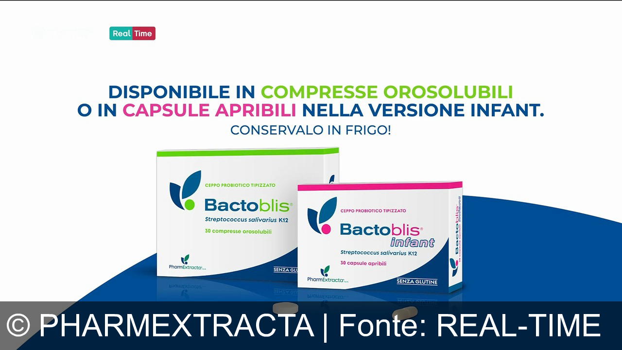 TV Werbung pharmextracta - Bactoblis: l’equilibrio del microbiota orale, ogni sera. Da PharmExtracta, per un sorriso sano prima della scuola.