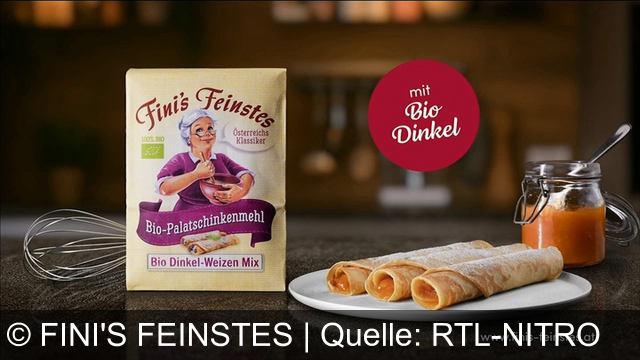 TV Werbung fini's feinstes - Entdecke die Fini in dir: Mit Fini's Feinstes Bio-Palatschinkenmehl und Bio Dinkel-Weizen Mix werden Genuss und Familie zum Klassiker – 100% Bio-Qualität aus Österreich!