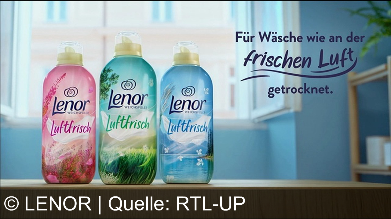 TV Werbung lenor - Lenor Luftfrisch: Für Wäsche, die so frisch duftet wie an der freien Natur – Weichspüler von Lenor für langanhaltende Frische und Leichtigkeit, jeden Tag.
