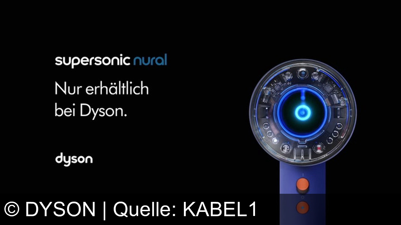 TV Werbung dyson - Der Dyson Supersonic Neural Haartrockner schützt mit Sensoren die Kopfhaut, bewahrt Haarglanz und speichert Styling-Einstellungen. Exklusiv in Violettblau und Topaz nur bei Dyson.