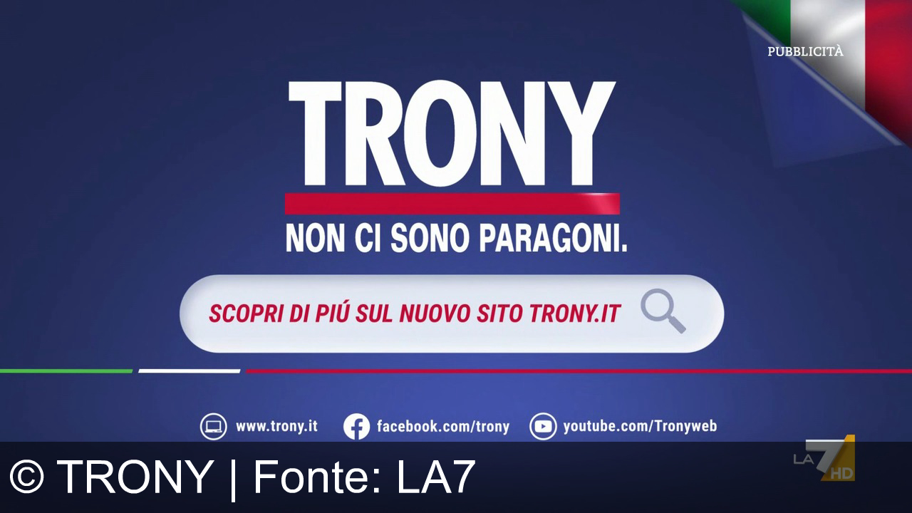 TV Werbung trony - Corri da Trony: sconti IVA e 100€ bonus sui migliori elettrodomestici, come Whirlpool Slim 7kg a 472,90€. Trony, non ci sono paragoni! Scopri di più su trony.it.