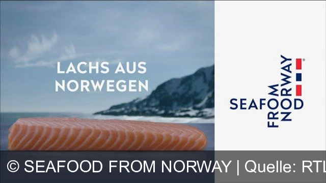 TV Werbung seafood from norway - lachs aus norwegen