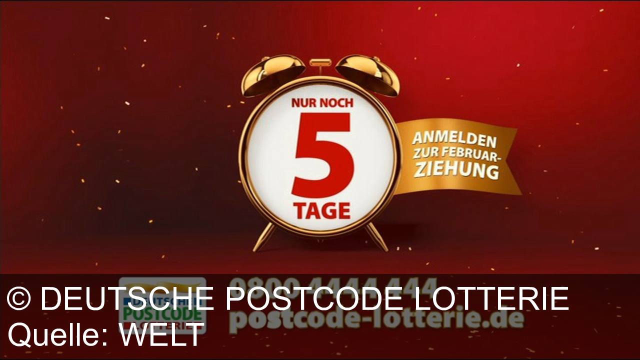 TV Werbung deutsche postcode lotterie - Neues Jahr, neues Glück! Gewinne mit der Deutschen Postcode Lotterie unglaubliche 90 Millionen Euro. Melde dich jetzt an und werde zum jubelnden Gewinner! Nur noch 5 Tage unter 0800 4444 444. Testimonial Kai Pflaume.