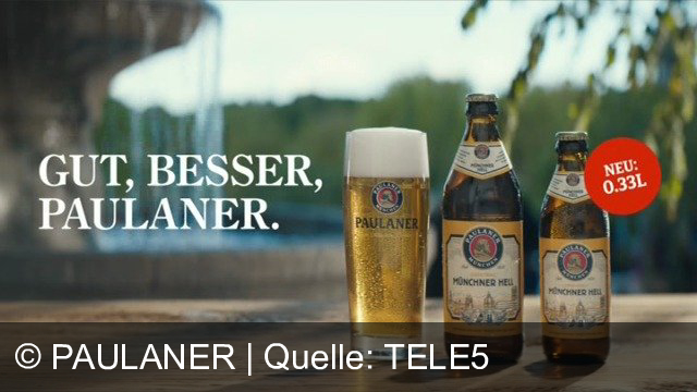 TV Werbung paulaner - Auf ein Helles im Paulaner Garten. So Claudio, und heute führen wir dir in eine jahrhundertalte bayerische Tradition ein. Claudio, das ist Münchner Hell. Paulaner Münchner Hell. Eine saugute Tradition. Das erfrischend süffige Original seit über 125 Jahren.