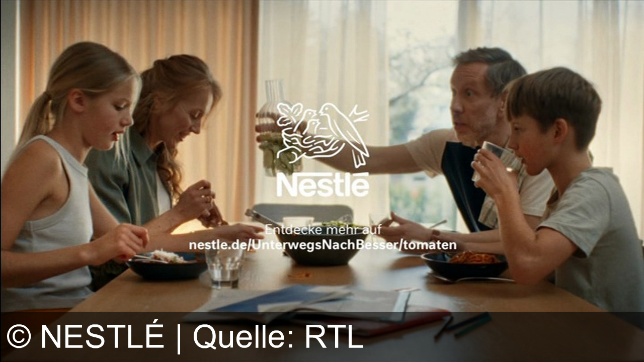 TV Werbung nestlé - Nestlé: Gemeinsam auf dem Weg zu besserem Geschmack. Entdecke köstliche Momente mit unseren nachhaltig angebauten Tomaten. Mehr auf nestle.de/UnterwegsNachBesser/tomaten.