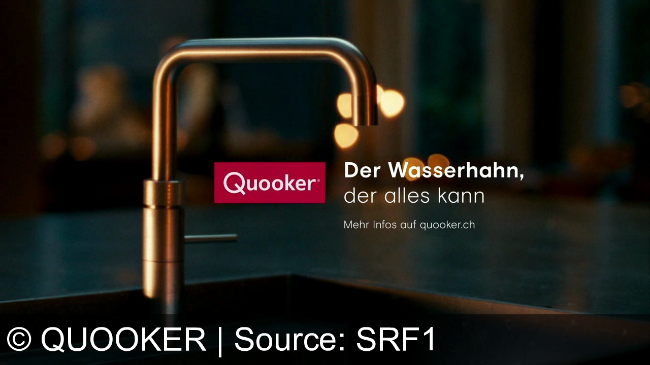 TV Werbung quooker - Quooker® – Der Wasserhahn für gekühltes, sprudelndes Wasser wie Champions und sofort 100 °C kochendes Wasser für Genießer. Alles aus einem Hahn. Mehr Infos auf quooker.ch.