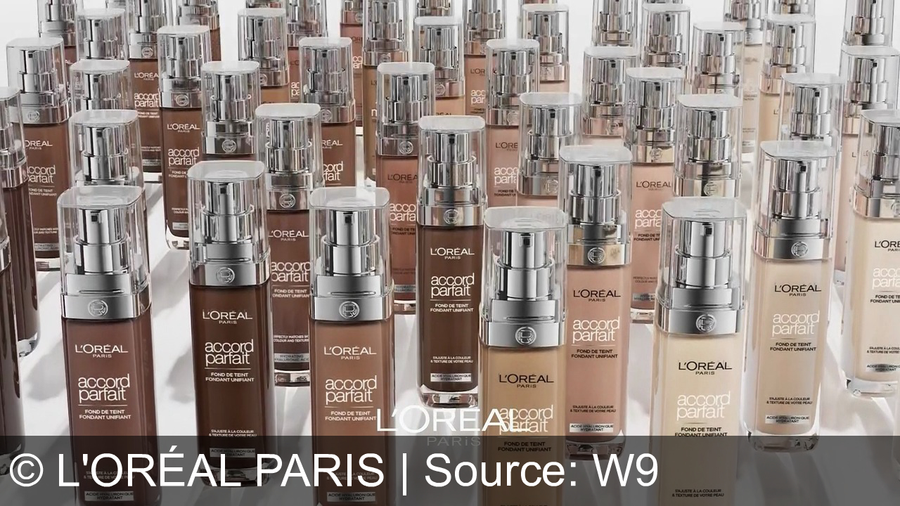 TV Werbung l'oréal paris - Accord Parfait de L'Oréal Paris : le fond de teint hydratant à l’acide hyaluronique qui épouse la couleur et la texture de votre peau. Pour une beauté sans défaut. Vous le valez bien.