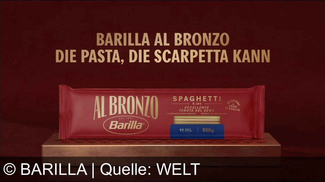 TV Werbung barilla - Barilla Al Bronzo – Die Pasta, die Scarpetta kann! Erlebe italienische Genussmomente mit der exzellenten Soßenaufnahme. Qualität seit 1827.