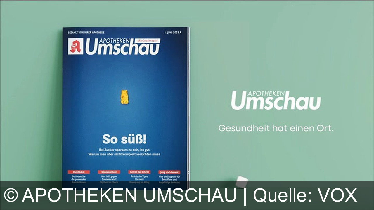 TV Werbung apotheken umschau - Entdecke den bewussten Genuss: Zucker mit Maß in der neuen Apotheken Umschau. Gesundheit hat einen Ort – in Ihrer Apotheke.