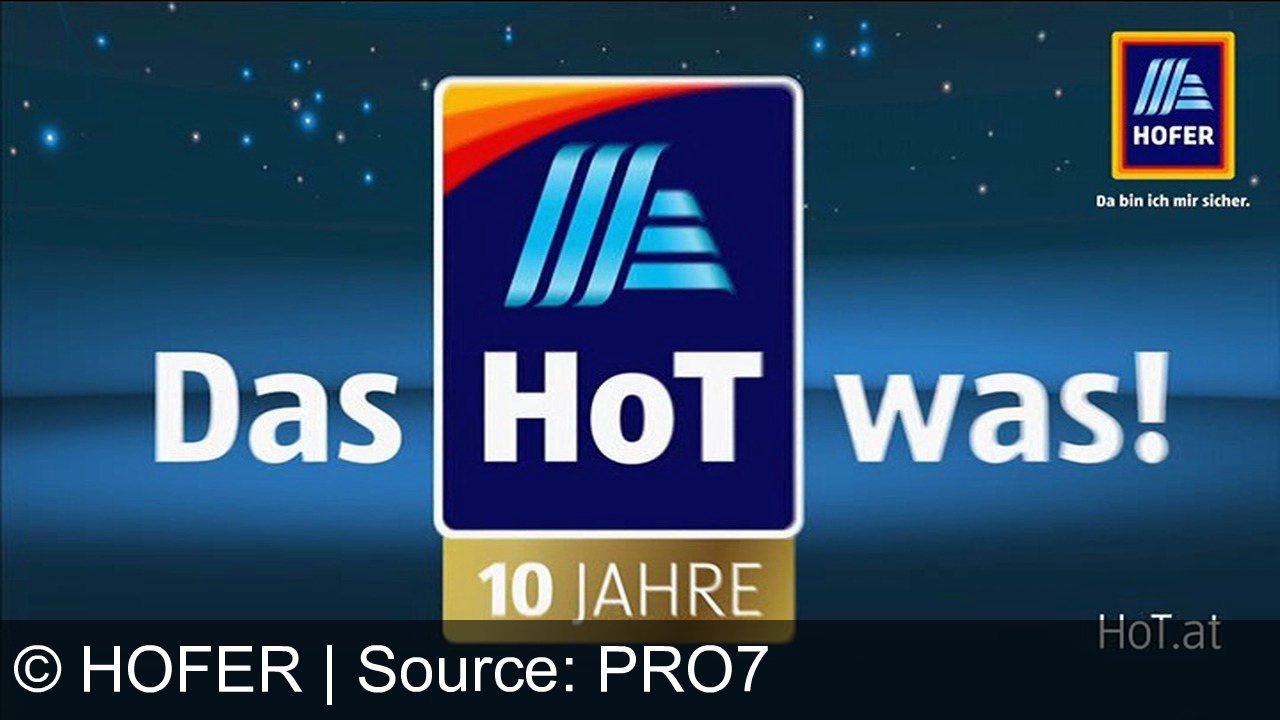 TV Werbung hofer - Mit das "HoT was" feiert Hofer in Österreich 10 Jahre mit Mega-Datentarif-Angeboten: 80.000 MB bei HoTfix Mega 5G für nur 17,90 €. Jetzt wechseln und Nummer gratis mitnehmen! HOFER – Da bin ich mir sicher. Beworben wir auch die URL www.hot.at!