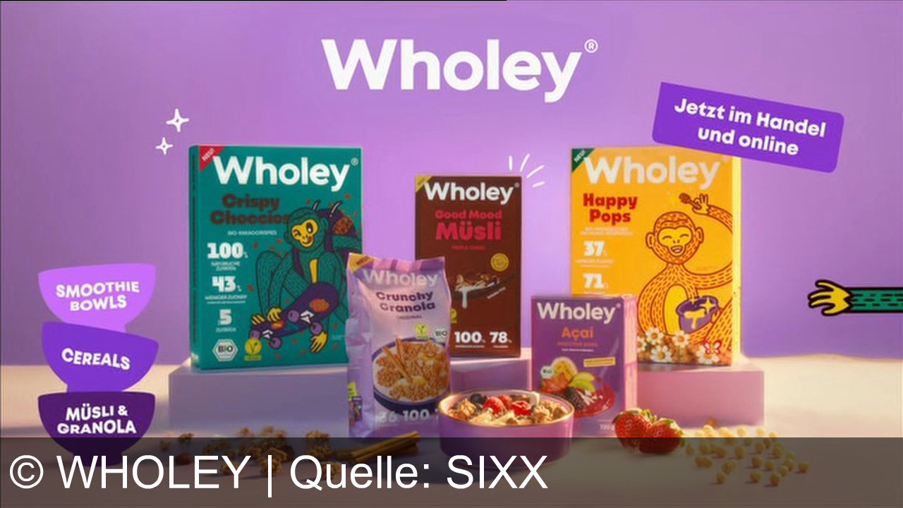 TV Werbung wholey - Wholey: Das Frühstück der nächsten Generation. Hey, willst du endlich Frühstück, das gut für dich ist? Wholey nur mit Zutaten, die du auch verstehst. 100% natürlich und Bio und richtig lecker.. Findet Elena auch: Und außerdem ziemlich Sweet für so wenig Zucker. Wholey - Next Generation Breakfast.