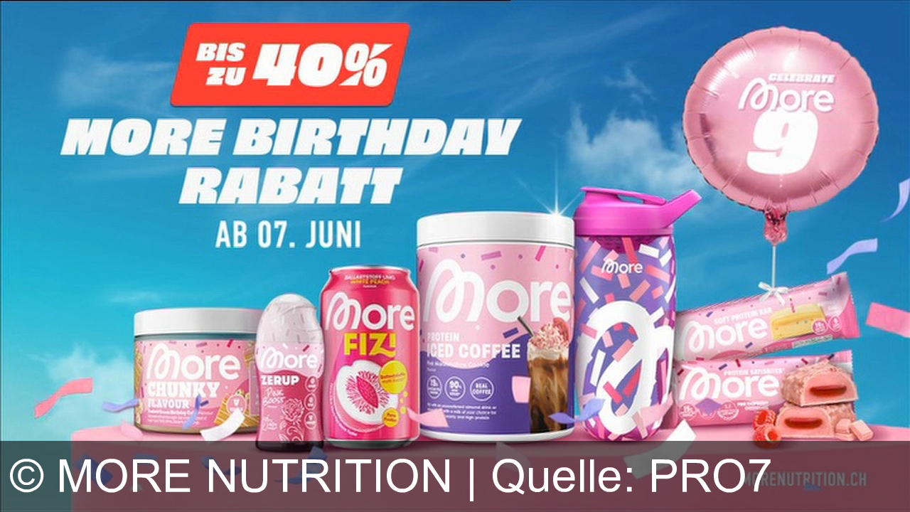 TV Werbung more nutrition - Smart Swap für deine Sommerfigur: Monutrish mit mehr Protein, weniger Zucker, vollem Geschmack. Jetzt bis zu 40% Rabatt auf morenutrition.ch