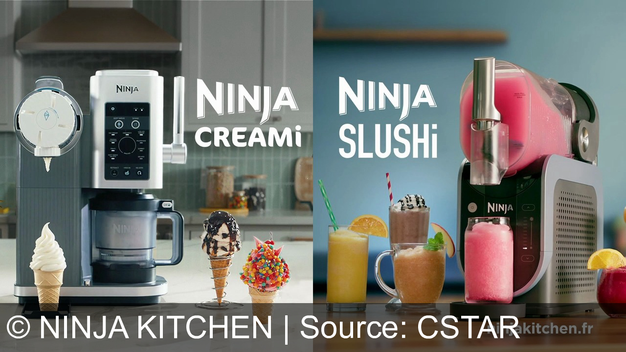 TV Werbung ninja kitchen - Ninja Creami et Slushi : transformez chaque moment en dessert glacé parfait. #ninjakitchen
