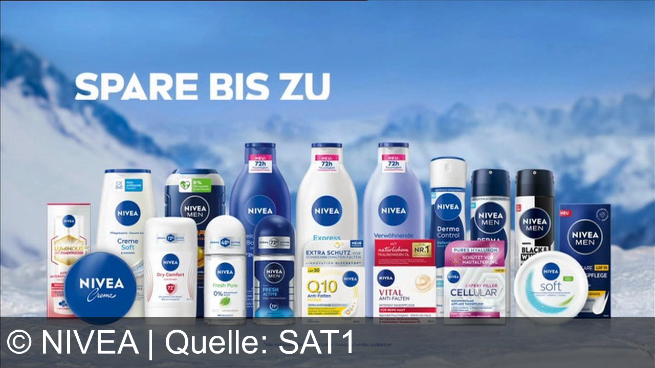 TV Werbung nivea - NIVEA Body Milk – mit purem Hyaluron für 72 h Feuchtigkeit. Deutschlands beliebteste Body Lotion: Samtweiche Haut im Winter und bis zu 30 % sparen auf alle NIVEA Produkte!