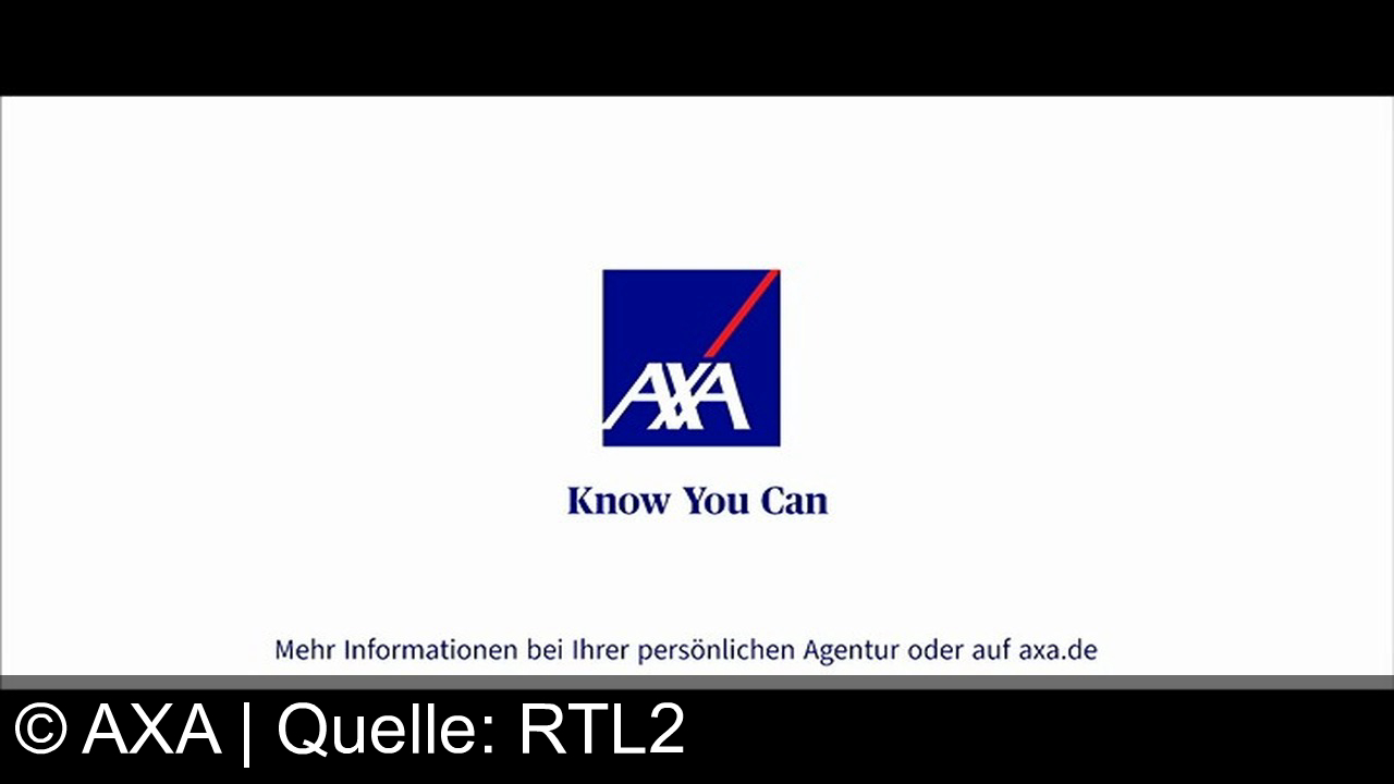 TV Werbung axa - Die moderne Altersvorsorge von AXA: Just Invest. Starten Sie jetzt in Ihre Zukunft. Mehr Infos bei Ihrer AXA-Agentur oder auf axa.de. Know You Can.