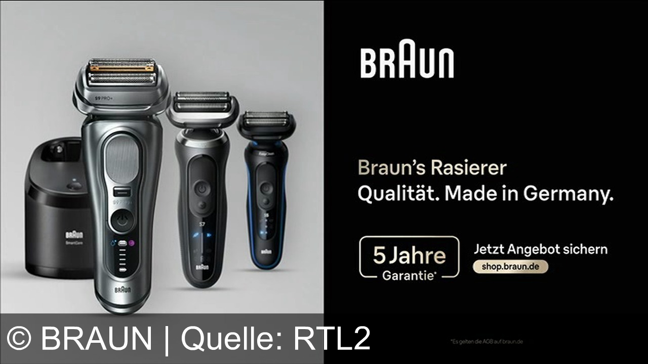 TV Werbung braun - Mit Braun Series 9 Pro Plus wird dein Look legendär. Eine glatte Rasur in wenigen Minuten – Qualität made in Germany mit 5 Jahren Garantie.