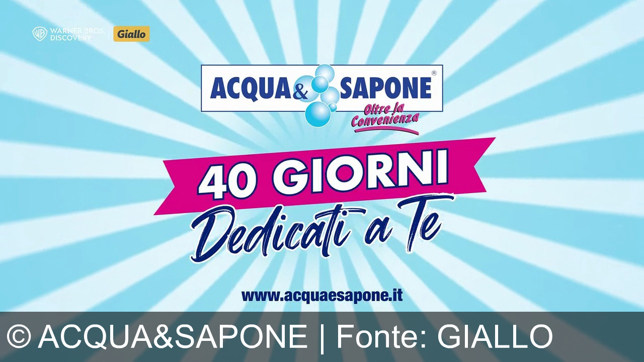 TV Werbung acqua&sapone - Scopri i 40 giorni dedicati a te con Acqua & Sapone: oltre 500 prodotti in promo e l’11-12 ottobre, acquista 3 articoli e ricevi subito il mascara Power Lash in omaggio!