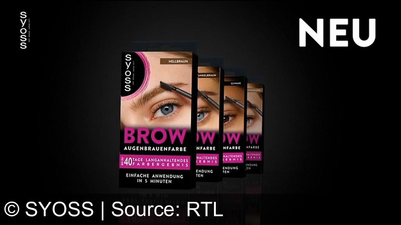 TV Werbung syoss - CYOS. Permanente Koloration. 100% Grauabdeckung. Intensive Farbpigmente. Für bis zu 100 Tage professionelle Farbintensität. Neu. Permanente Koloration von CYOS. You're intensified. Für definierte Augenbrauen wie vom Experten. CYOS Augenbrauenfarbe.