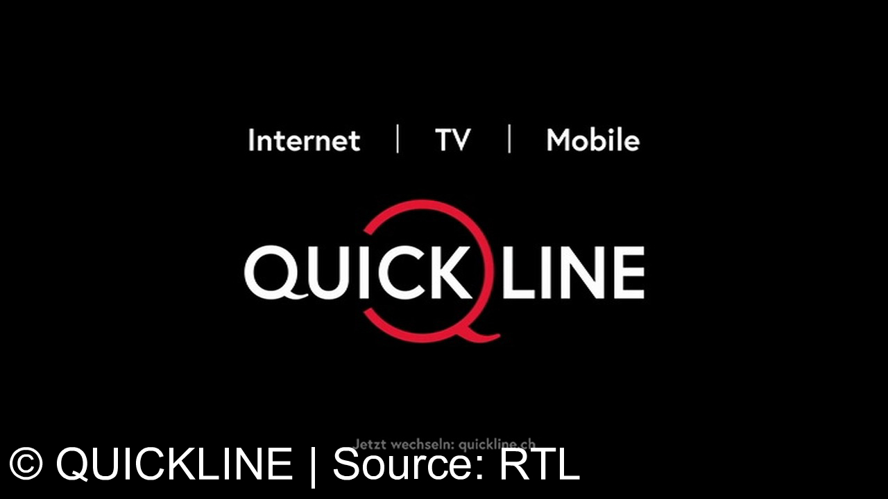 TV Werbung quickline - Erleben Sie grenzenlose Unterhaltung und nahtlose Konnektivität mit Quickline – Internet, TV und Mobile für die ganze Familie. Jetzt ein Jahr für nur 34 Franken pro Monat. Wechseln Sie zu Quickline!