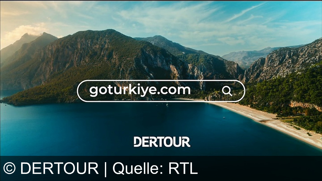 TV Werbung dertour - DERTOUR präsentiert: GoTürkiye – Erleben Sie traumhafte Strände, Pools und Genussmomente für zwei. Jetzt buchen auf goturkiye.com.