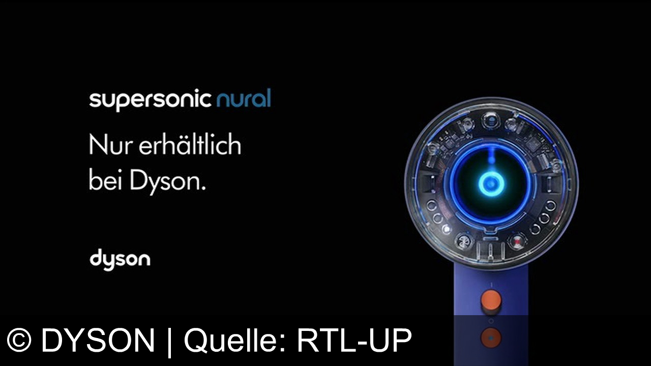 TV Werbung dyson - Der Dyson Supersonic Neural Haartrockner schützt mit Sensoren die Kopfhaut, bewahrt Haarglanz und speichert Styling-Einstellungen. Exklusiv in Violettblau und Topaz nur bei Dyson.