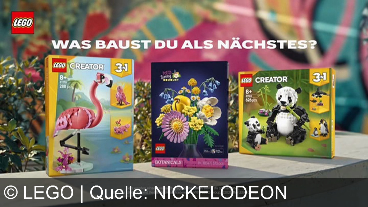 TV Werbung lego - Entfessele deine Kreativität mit LEGO Creator! Baue, was immer du willst – von Radios und Brücken bis zu Blumen und Pandas. Was baust du als nächstes?