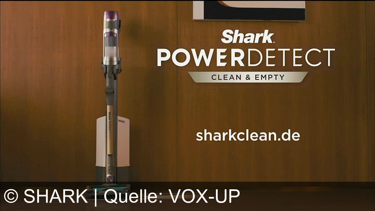 TV Werbung shark - Der Shark Power Detect Akkustaubsauger bietet ultimative Reinigung mit Schmutzerkennung und automatischer Entleerung. Perfekt für Sauberkeitsfreaks, passt sich jeder Bodenart an. Mehr auf sharkclean.de.