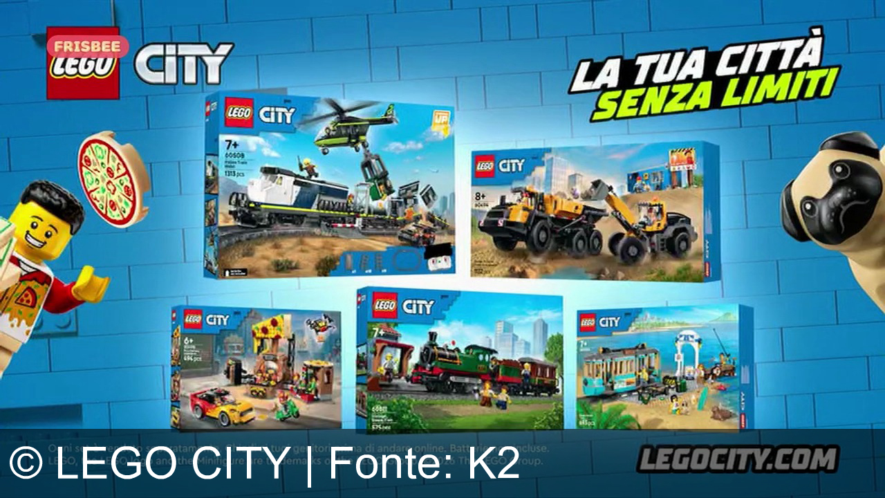 TV Werbung lego city - Con LEGO City, ogni consegna di pizza diventa un’avventura senza limiti! Scopri i nuovi set e costruisci la città dei tuoi sogni.