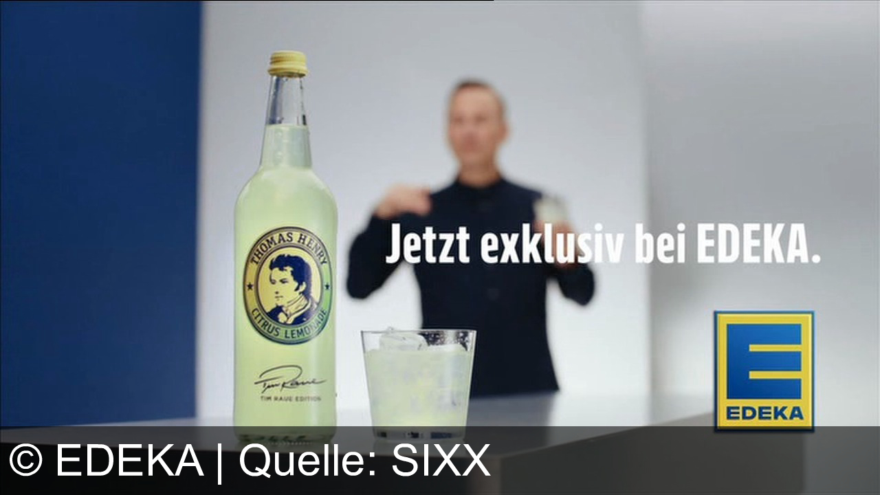 TV Werbung edeka - Thomas Henry Citrus Lemonade by Tim Raue, einem weltweit renommierten, deutschen Sternekoch – exklusiv bei EDEKA. Eine Limonade, die auf der Zunge tanzt.