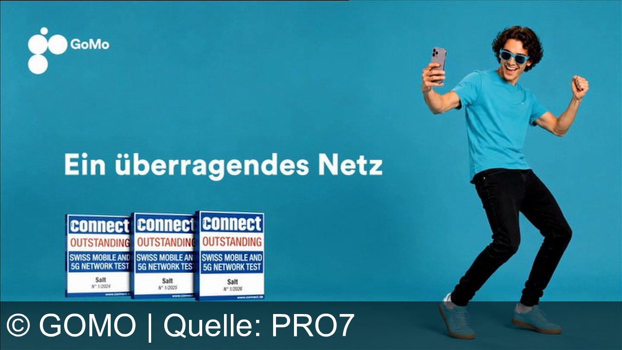 TV Werbung gomo - Wechsle zu GoMo: Dein Mobile Abo im überragenden Salt 5G-Netz mit unlimitierten Daten und Anrufen für nur 9.95! Top-Qualität zum Spitzenpreis.