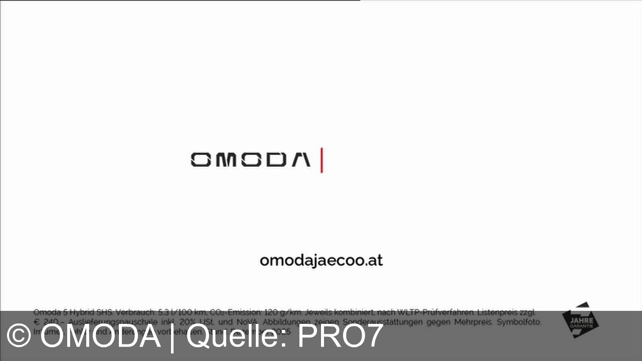 TV Werbung omoda - Erlebe stilvolle Innovation im OMODA 5 Hybrid – 64 Farben Ambientebeleuchtung und modernstes Design ab 26.490 €. Entdecke OMODA und JAECOO auf omodajaecoo.at. Choose great!