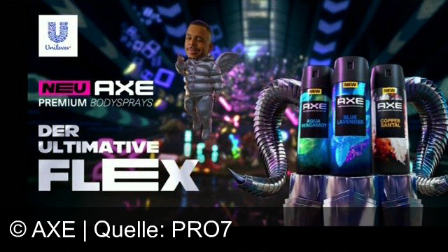 TV Werbung axe - Rapper Luciano wirbt für Axe Bodysprays