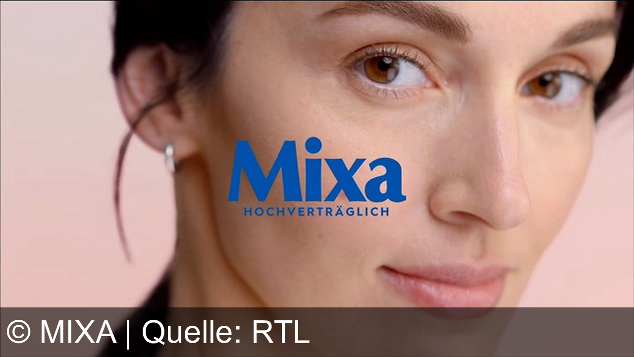 TV Werbung mixa - Mixa Anti-Hautstresscreme: repariert sofort, mildert Hautreaktionen um 47%, mit Panthenol & Peptiden – hochverträgliche Pflege für sensible Haut, entwickelt unter medizinischer Kontrolle.