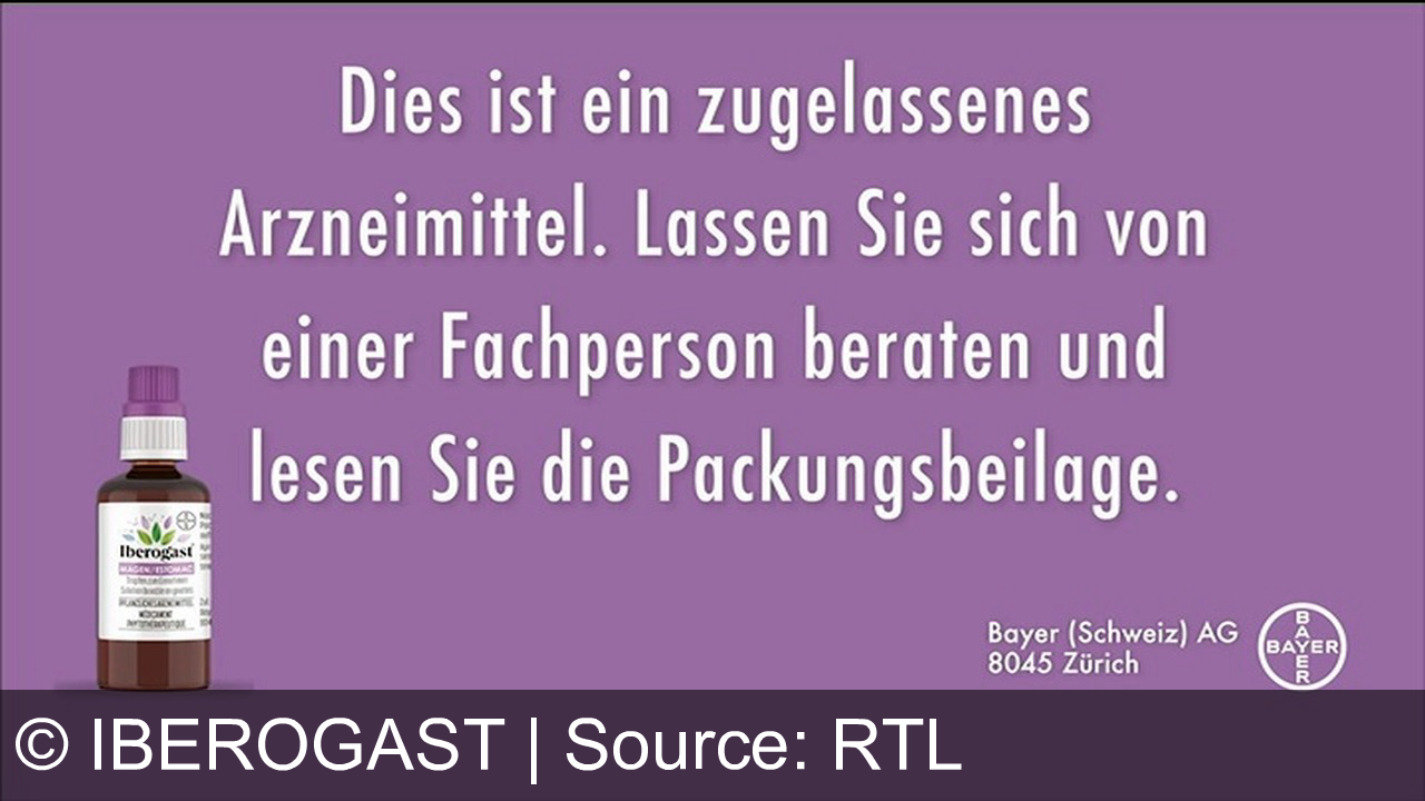 TV Werbung iberogast - Iberogast – Die pflanzliche Lösung bei Magenbeschwerden. Vertrauen Sie der Kraft der Natur für Sodbrennen, Völlegefühl und Krämpfe. Fachberatung und Packungsbeilage beachten.