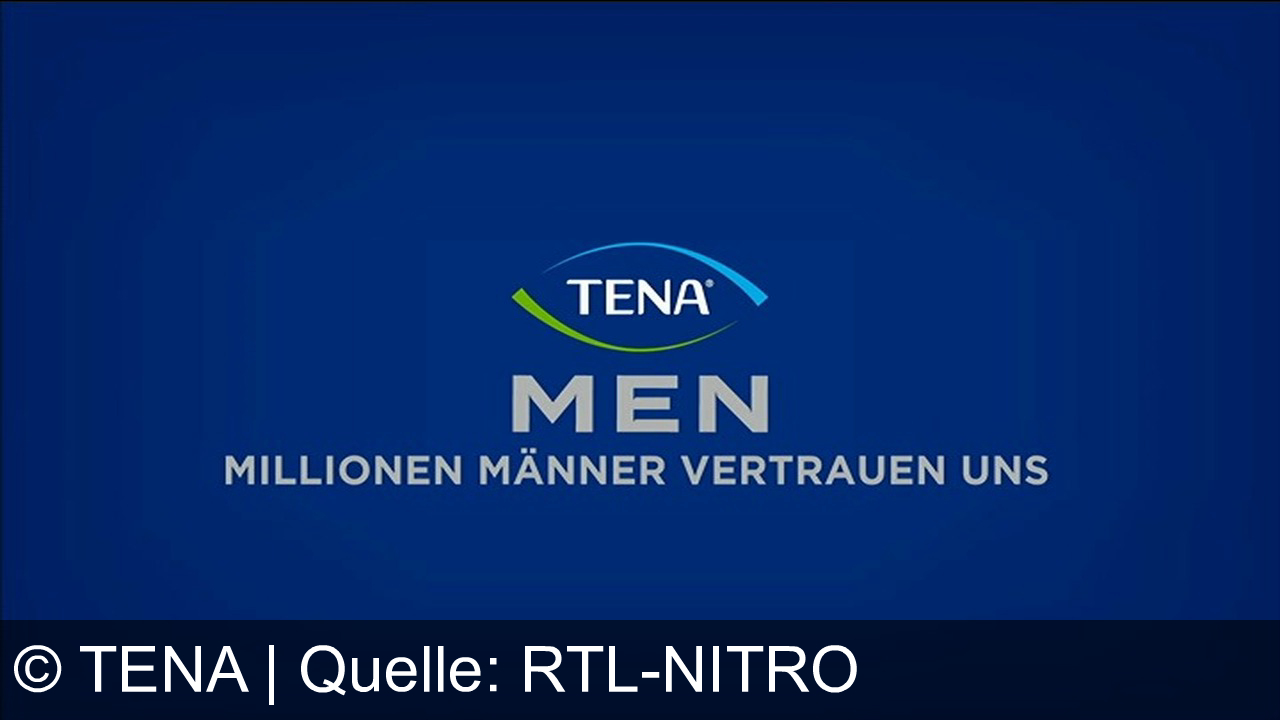 TV Werbung tena - Diskret und sicher: TENA Men bietet maximalen Komfort für Millionen Männer. Vertraue TENA und erlebe unauffälligen Schutz bei Harnverlust.