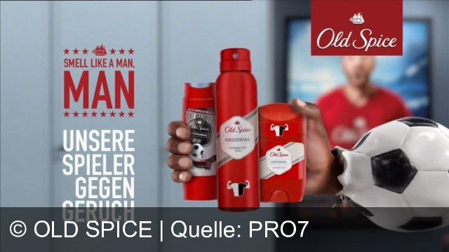 TV Werbung old spice - Terry Crews wirbt für Old Spice. Smell like a man, unsere Spieler gegen Geruch.