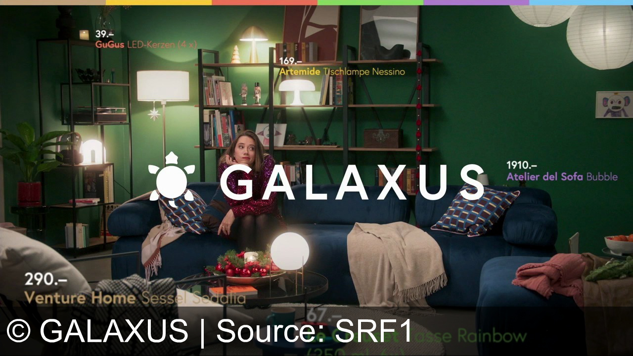 TV Werbung galaxus - Galaxus.ch präsentiert wieder auf witzige und ironische, teils sarkastische Art und Weise Weihnachtsangebote: GuGus LED-Kerzen, Artemide Tischlampe, Atelier del Sofa, Venture Home Sessel und Le Creuset Tasse. Entdecke die Vielfalt!