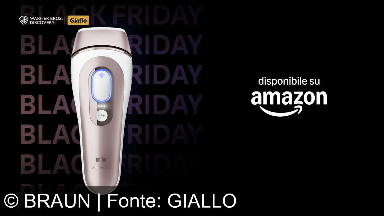 TV Werbung braun - Due anni senza peli con Braun Skin i-Expert: smart, veloce, disponibile su Amazon a prezzo Black Friday! Provalo ora e vivi la libertà dalla depilazione!
