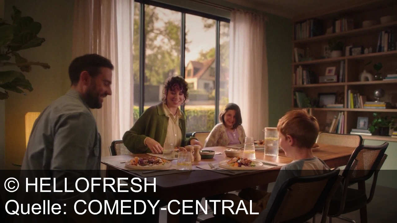 TV Werbung hellofresh - HelloFresh bringt köstliche Abendessen direkt zu dir nach Hause – stressfrei gekocht, entspannt genossen. Erlebe den Feierabend-Moment mit einfachen Rezepten und deiner Familie.
