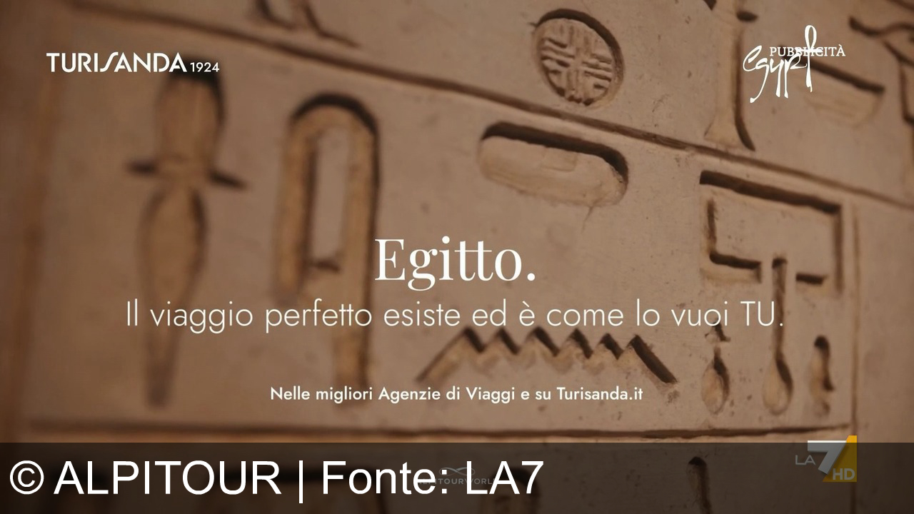 TV Werbung alpitour - Scopri l’Egitto con Turisanda 1924 e Alpitour World: mare cristallino, deserto, storia e meraviglie. Il viaggio perfetto esiste, proprio come lo vuoi tu, su turisanda.it!