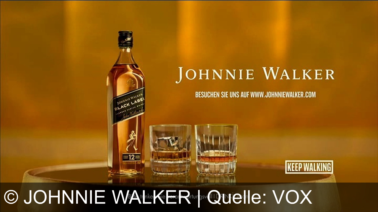 TV Werbung johnnie walker - Johnnie Walker reift seinen Whisky zwölf Jahre für einen vollen, smoothen Geschmack mit rauchiger Note. Entdecken Sie Johnnie Walker Black Label auf johnniewalker.com. Bitte verantwortungsvoll genießen.